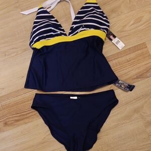 American Living Navy Swimwear